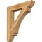 Ekena Millwork Imperial Slat Rough Sawn Bracket, Western Red Cedar, 6"W x 36"D x 40"H BKT06X36X40IMP06RWR - alternate 1